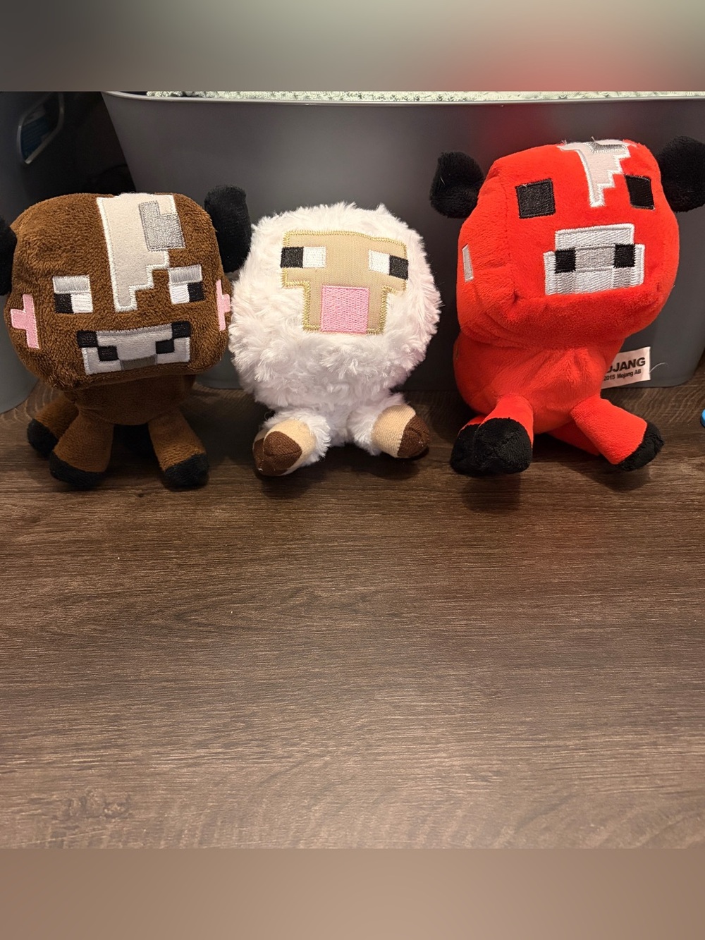 Plush Minecraft Trio - Cow, Sheep, Mooshroom - Soft Kids Toys